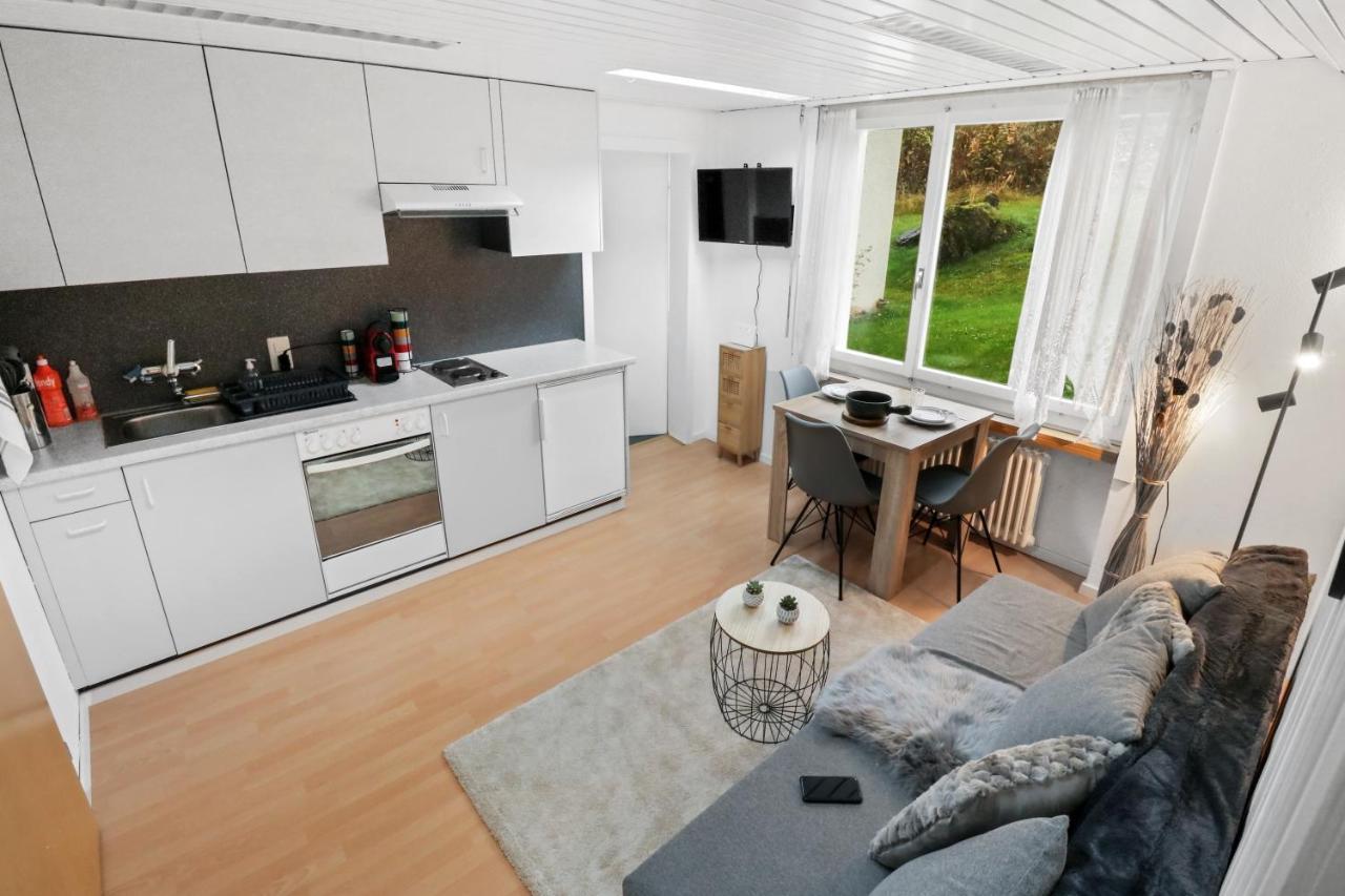 Appartement Confortable Avec Un Sauna Leukerbad Luaran gambar