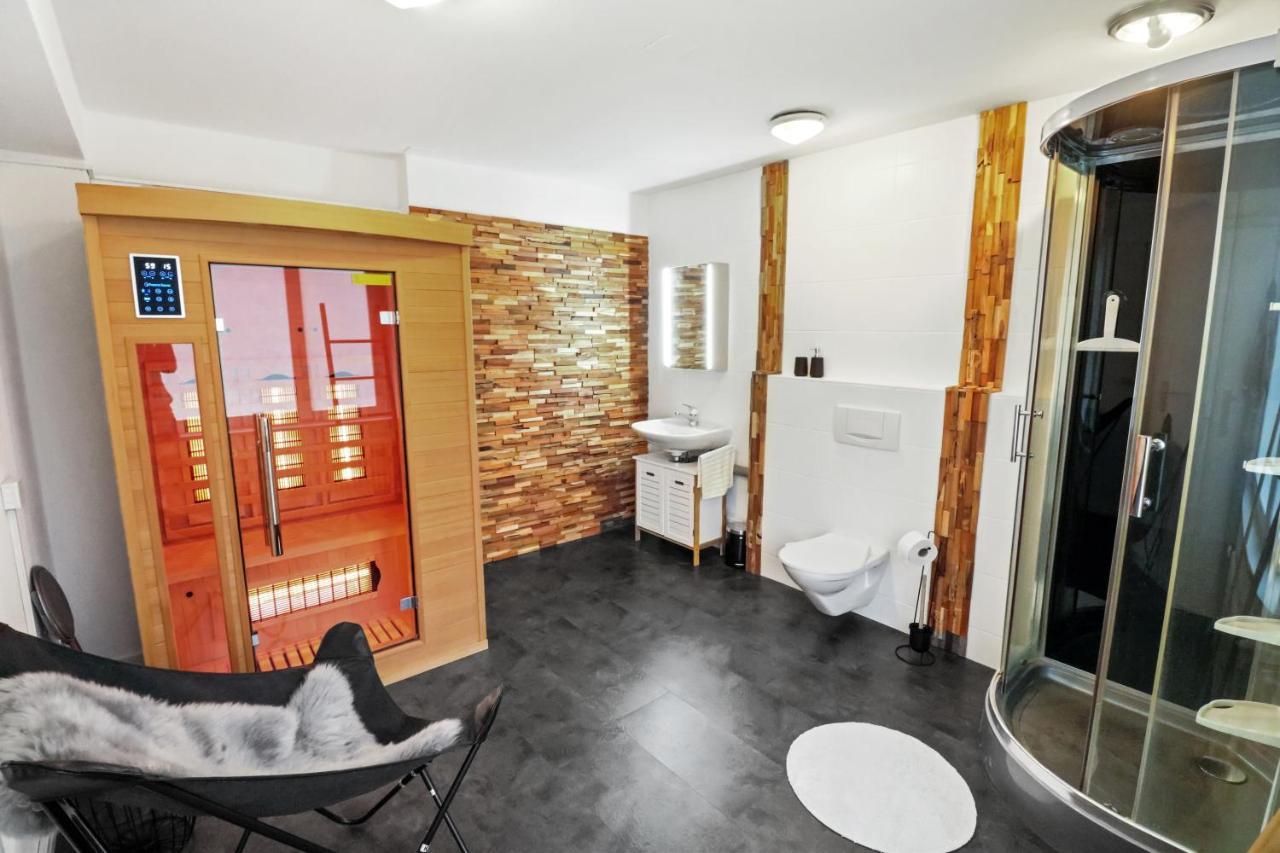 Appartement Confortable Avec Un Sauna Leukerbad Luaran gambar