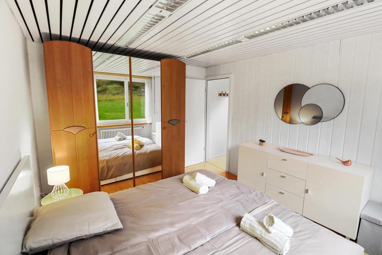 Appartement Confortable Avec Un Sauna Leukerbad Luaran gambar